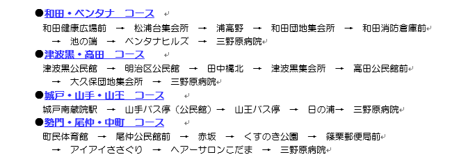 運行ルート